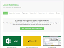 Tablet Screenshot of excelcontroller.nl